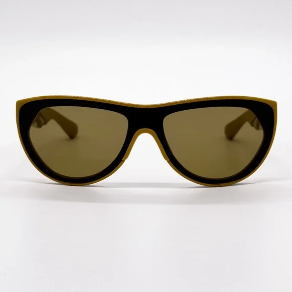 NEW BOTTEGA VENETA BV1234S 003 SQUARE YELLOW BROWN UNISEX  display picture 2